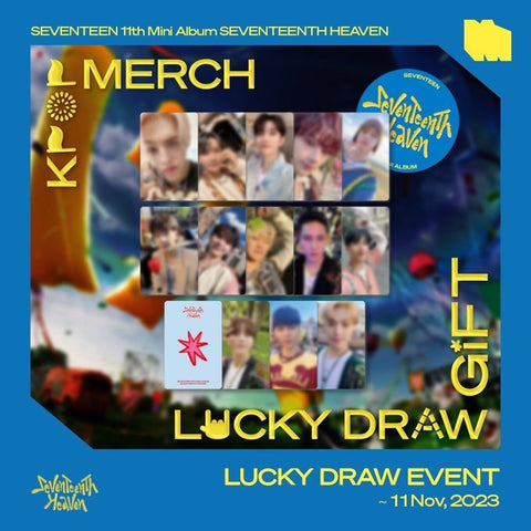 [Batch 2 & 3] Seventeenth Heaven Kpopmerch Carat Ver Lucky Draw (POB only)