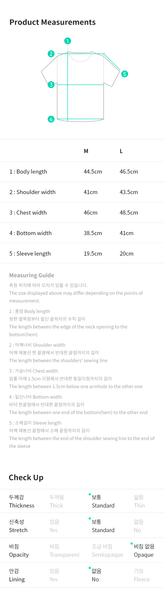 Follow to Seoul - Crop T-Shirt (light blue)