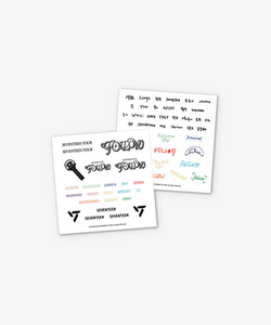 Follow to Seoul - Tatoo Sticker