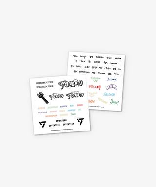 Follow to Seoul - Tatoo Sticker