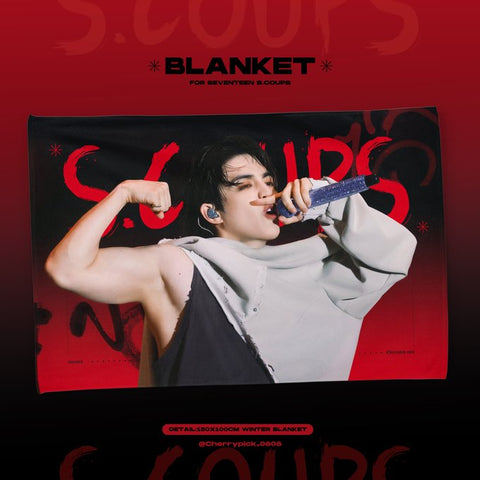 Cherrypick_0808 S.Coups Blanket