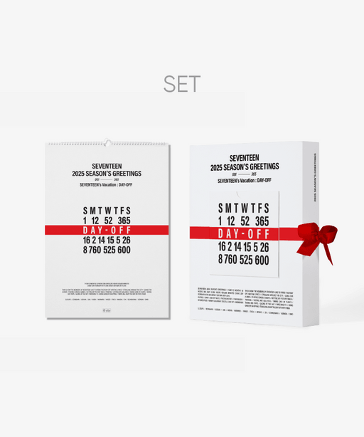 SEVENTEEN 2025 SEASON'S GREETINGS and WALL CALENDAR