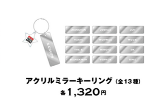 [On Site Purchase] 2021 Seventeen Museum - Acrylic Mirror Key Ring