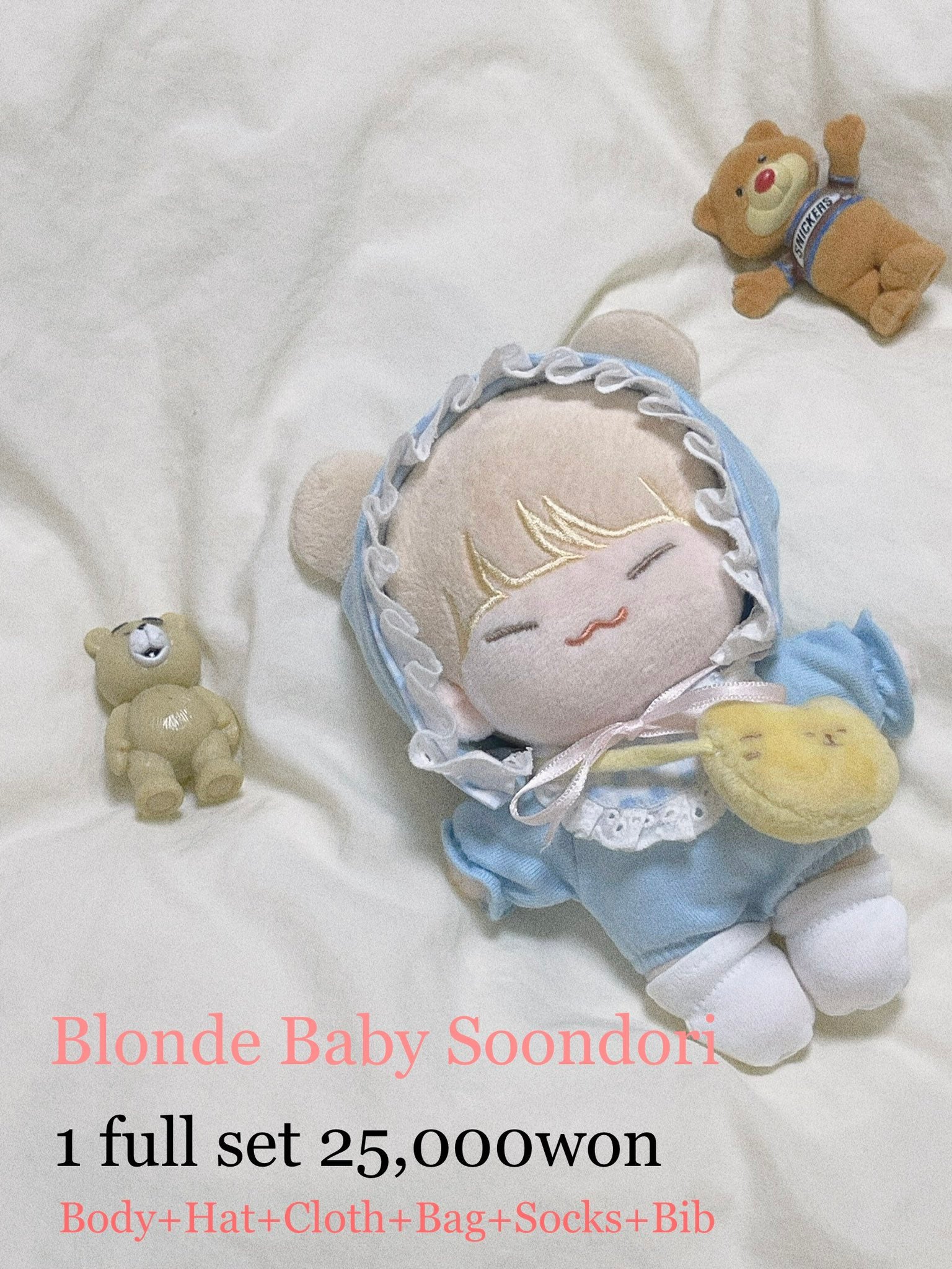 [Pre-Order] Blonde Baby Soondori by @ho_rororosh