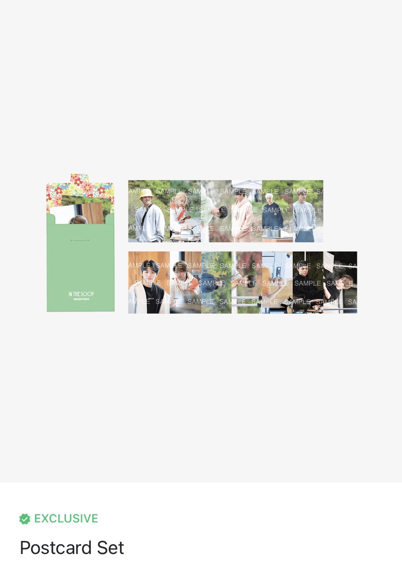 Seventeen In the Soop Post Card Tingi (Set #1)