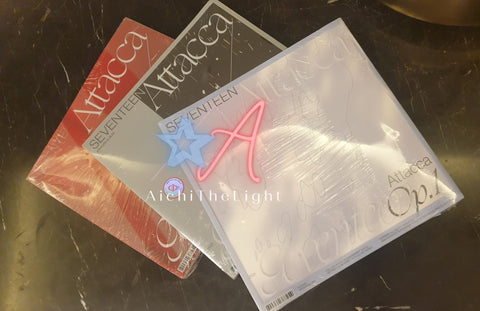 Seventeen Unsealed Attacca Albums (CD, PB, Layered Card)