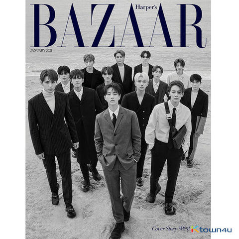 [Pre-Order] HARPER`S BAZAAR 2021.01 (Cover : Seventeen)