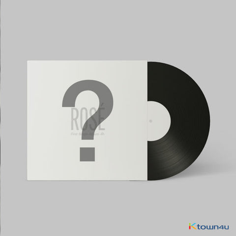[Pre-Order] [Ktown4u] BLACKPINK ROSÉ [R] (Limited Edition Vinyl)