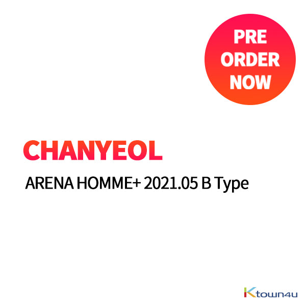 [Pre-Order] Arena Homme+ 2021.06 (Cover: Chanyeol)