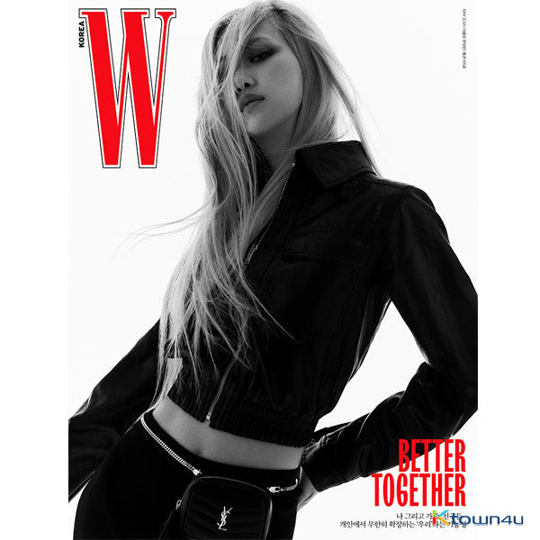 [Pre-Order] W KOREA 2021.05 (Cover : Rosé / Content : NCT Doyoung & Gong Myoung 8p, Hwang Min Hyun 8p)