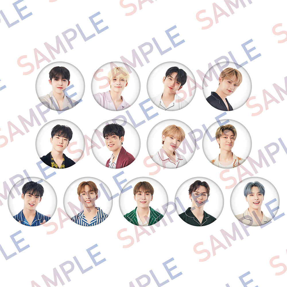 Seventeen Pajama Party - Can Badge - Face (Random)
