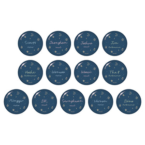 Seventeen Pajama Party - Can Badge - Name (Random)