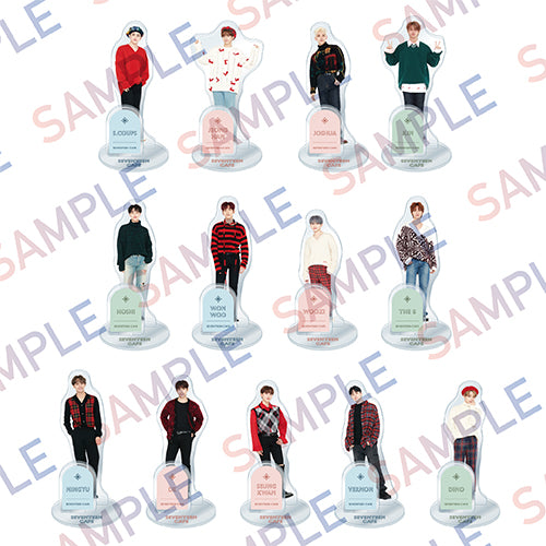 [Jan 2021 Release] Seventeen Winter Meat Festival Acrylic Standee - Random