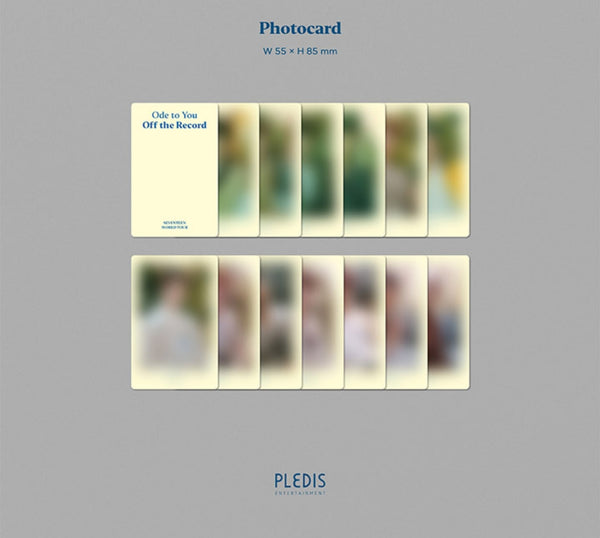 Seventeen Ode to You Off the Record Photobook