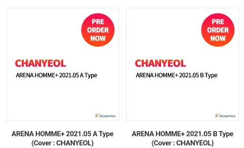 [Pre-Order] Arena Homme+ 2021.06 (Cover: Chanyeol)