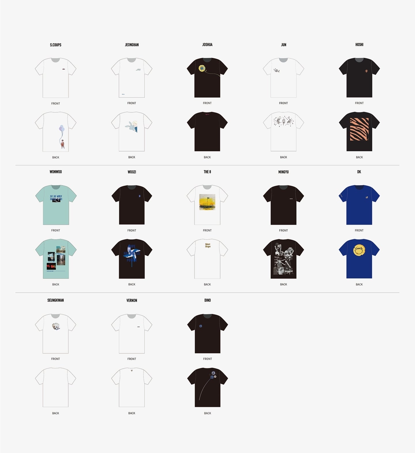 [Weverse JP] Seventeen 5th Anniversary Shirt